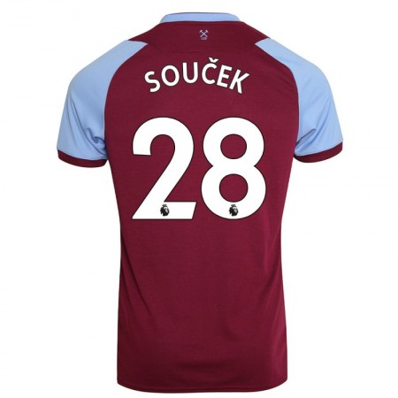 Billiga Fotbollströjor West Ham United Tomas Soucek 28 Hemma tröja 2020/21 Kortärmad